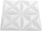 vidaXL - 12 - st - Wandpanelen - 3D - origami - 3 - m² - 50x50 - cm - wit