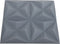 vidaXL - 12 - st - Wandpanelen - 3D - origami - 3 - m² - 50x50 - cm - grijs