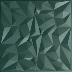 vidaXL - 12 - st - Wandpanelen - amethist - 3 - m² - 50x50 - cm - XPS - groen