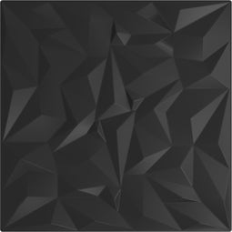 vidaXL - 12 - st - Wandpanelen - amethist - 3 - m² - 50x50 - cm - XPS - zwart