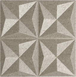 vidaXL - 12 - st - Wandpanelen - origami - 3 - m² - 50x50 - cm - XPS - beton