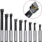 vidaXL 15-delige Boorgereedschapsset met MT2-F1-12 boorkop 50 mm