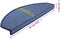 vidaXL - 15 - st - Trapmatten - 65x24x4 - cm - blauw