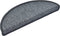 vidaXL - 15 - st - Trapmatten - 65x24x4 - cm - donkergrijs