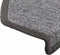 vidaXL - 15 - st - Trapmatten - 65x24x4 - cm - donkergrijs
