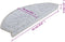 vidaXL - 15 - st - Trapmatten - 65x24x4 - cm - lichtgrijs