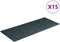 vidaXL - 15 - st - Trapmatten - zelfklevend - rechthoekig - 60x25 - cm - groen