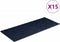 vidaXL - 15 - st - Trapmatten - zelfklevend - rechthoekig - 60x25 - cm - blauw