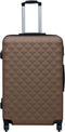 vidaXL - 2-delige - Harde - kofferset - ABS - bruin