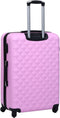 vidaXL - 2-delige - Harde - kofferset - ABS - roze