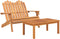 vidaXL - 2-delige - Loungeset - Adirondack - massief - acaciahout