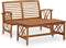 vidaXL - 2-delige - Loungeset - massief - acaciahout