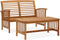 vidaXL - 2-delige - Loungeset - massief - acaciahout