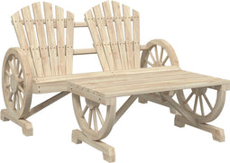 vidaXL - 2-delige - Loungeset - massief - vurenhout