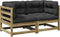 vidaXL - 2-delige - Loungeset - met - kussens - geïmpregneerd - grenenhout