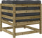 vidaXL - 2-delige - Loungeset - met - kussens - geïmpregneerd - grenenhout