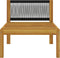 vidaXL - 2-delige - Loungeset - met - kussens - massief - acaciahout