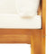 vidaXL - 2-delige - Loungeset - met - kussens - massief - acaciahout