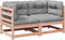 vidaXL - 2-delige - Loungeset - met - kussens - massief - douglas - vurenhout