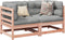 vidaXL - 2-delige - Loungeset - met - kussens - massief - douglas - vurenhout