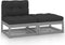 vidaXL - 2-delige - Loungeset - met - kussens - massief - grenenhout - grijs