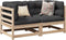 vidaXL - 2-delige - Loungeset - met - kussens - massief - grenenhout
