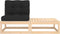 vidaXL - 2-delige - Loungeset - met - kussens - massief - grenenhout