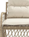 vidaXL - 2-delige - Loungeset - met - kussens - poly - rattan - beige