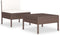 vidaXL - 2-delige - Loungeset - met - kussens - poly - rattan - bruin