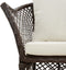 vidaXL - 2-delige - Loungeset - met - kussens - poly - rattan - bruin