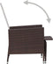 vidaXL - 2-delige - Loungeset - met - kussens - poly - rattan - bruin