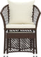 vidaXL - 2-delige - Loungeset - met - kussens - poly - rattan - bruin