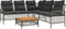 vidaXL - 2-delige - Loungeset - met - kussens - poly - rattan - grijs