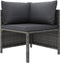 vidaXL - 2-delige - Loungeset - met - kussens - poly - rattan - grijs