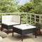 vidaXL - 2-delige - Loungeset - met - kussens - poly - rattan - zwart