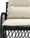 vidaXL - 2-delige - Loungeset - met - kussens - poly - rattan - zwart