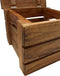 vidaXL - 2-delige - Opslagkrattenset - massief - mahoniehout