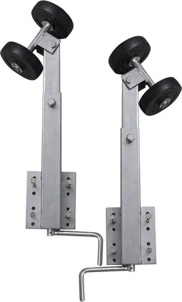 vidaXL - 2-delige - Rollerboegsteunenset - voor - boottrailer - 59-84 - cm