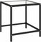 vidaXL - 2-delige - Salontafelset - gehard - glas - zwart
