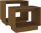 vidaXL - 2-delige - Salontafelset - massief - grenenhout - honingbruin