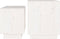 vidaXL - 2-delige - Salontafelset - massief - grenenhout - wit