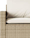 vidaXL - 2-delige - Tuinset - met - kussens - poly - rattan - beige
