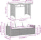 vidaXL - 2-delige - Tuinset - met - kussens - poly - rattan - beige