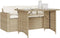 vidaXL - 2-delige - Tuinset - met - kussens - poly - rattan - beige