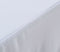 vidaXL - 2 - st - Tafelhoezen - stretch - met - rok - 243x76x74 - cm - wit