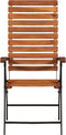 vidaXL - 2 - st - Tuinstoelen - verstelbaar - massief - acaciahout