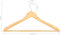 vidaXL - 20-delige - Kledinghangerset - anti-slip - hardhout