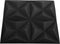 vidaXL - 24 - st - Wandpanelen - 3D - origami - 6 - m² - 50x50 - cm - zwart