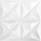 vidaXL - 24 - st - Wandpanelen - 3D - origami - 6 - m² - 50x50 - cm - wit