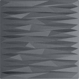 vidaXL - 24 - st - Wandpanelen - steen - 6 - m² - 50x50 - cm - XPS - grijs